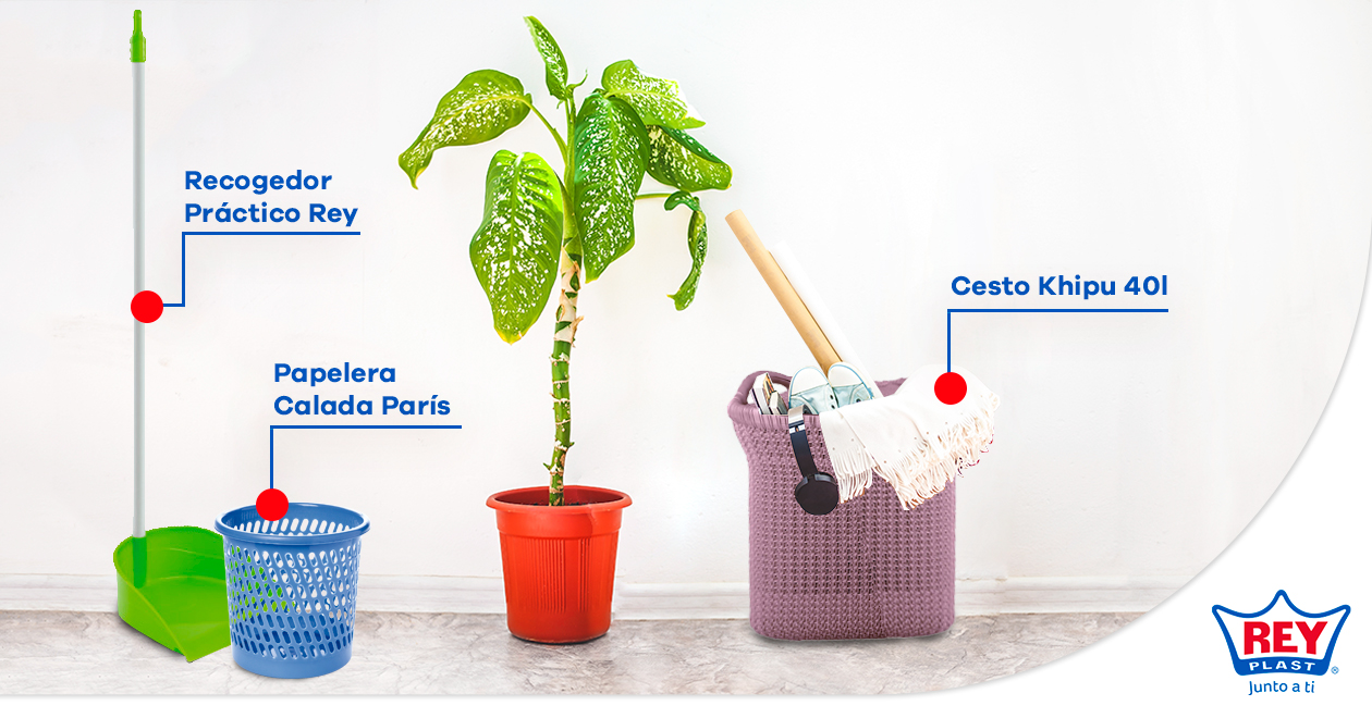 Recogedor, Papelera y Cesto Reyplast